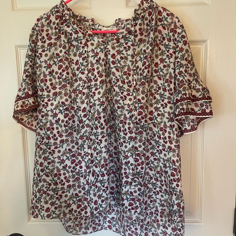 Max Studio 1X Blouse NWT